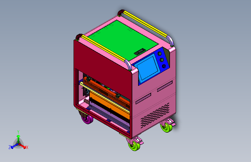手持激光除锈除漆机