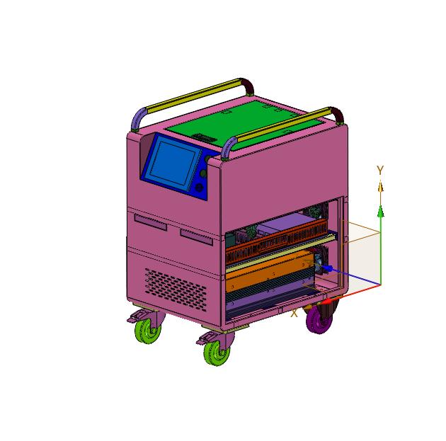手持激光除锈除漆机