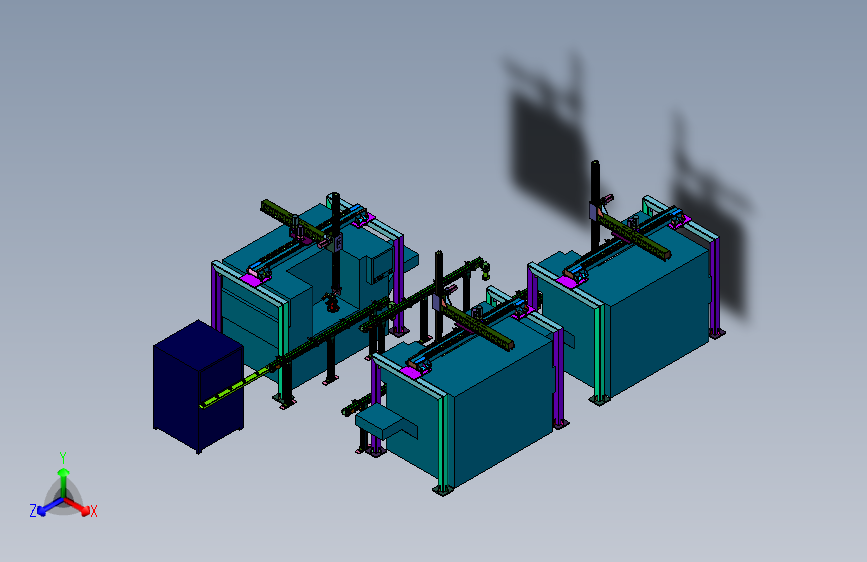 数控机床自动布线装置