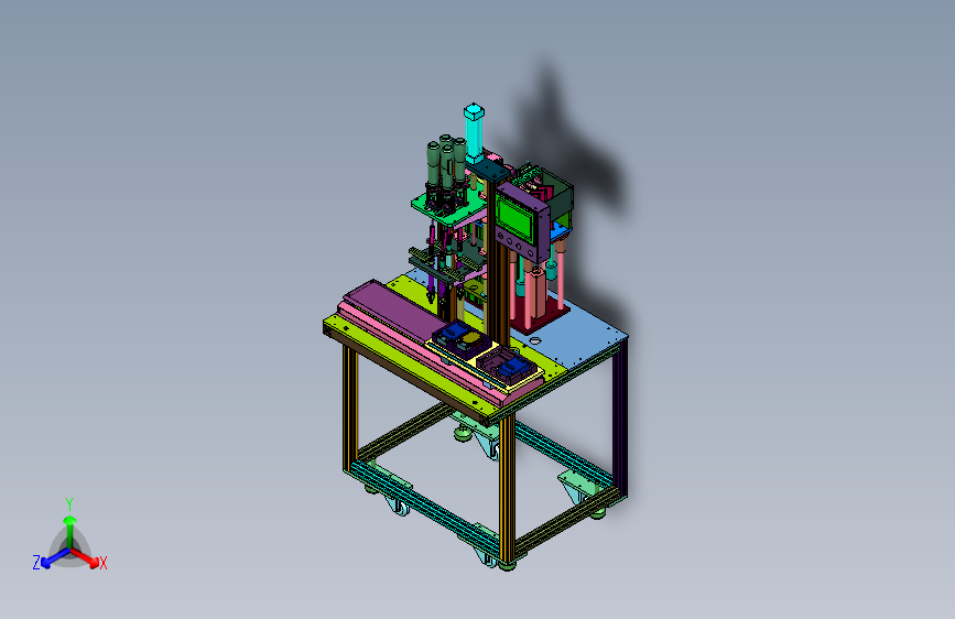 四轴互通型拧紧机器人平台