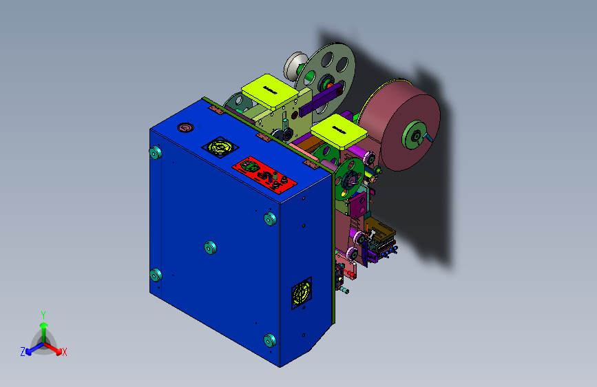 塑料标签贴标机