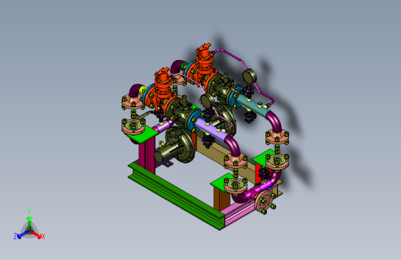 天然气集气一体化集成装置