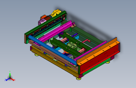 托盘式重型滚筒顶升移载机