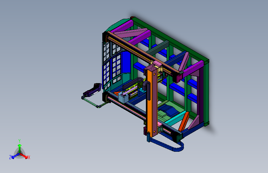 五轴联动加工承载平台