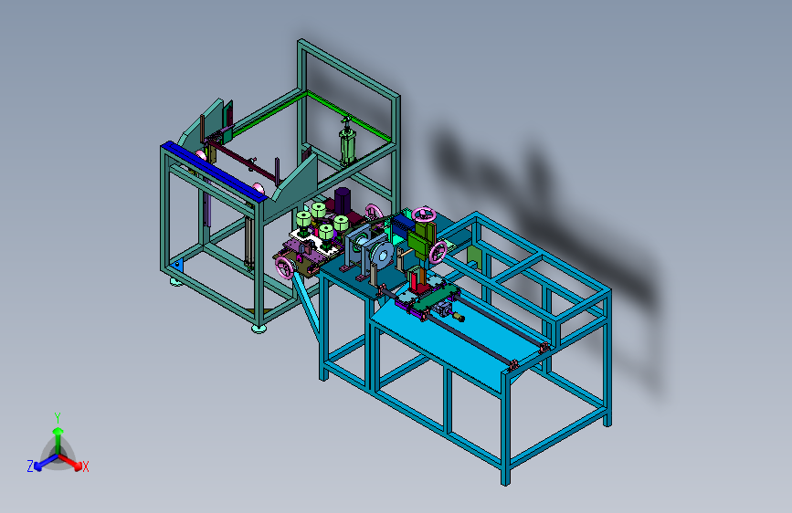 硬管自动切割打孔机