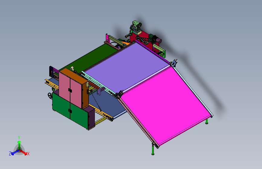 直立棉压型机用上料装置