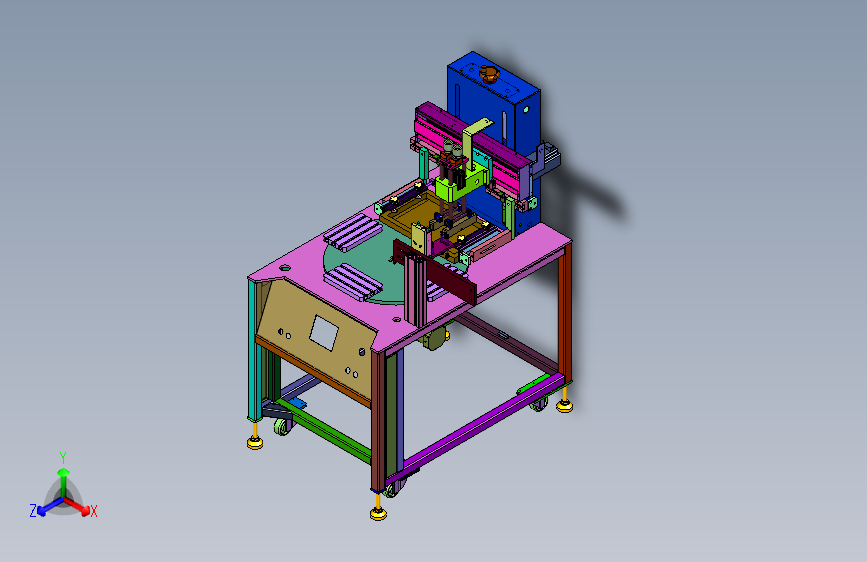 转盘式四面自动印刷丝印机