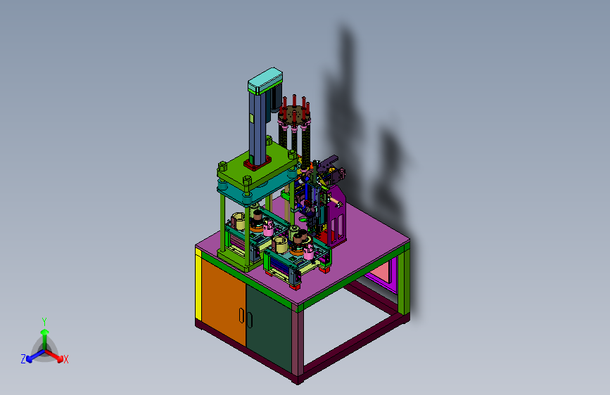 转子与法兰快速压装冲压机