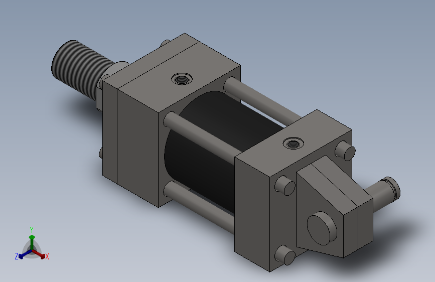 横拉杆液压缸（后眼）50x25x255 mm