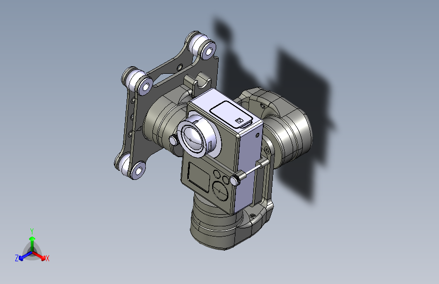A2003214-适用于GoPro的迷你3D云台(Feiyutech) 主视图