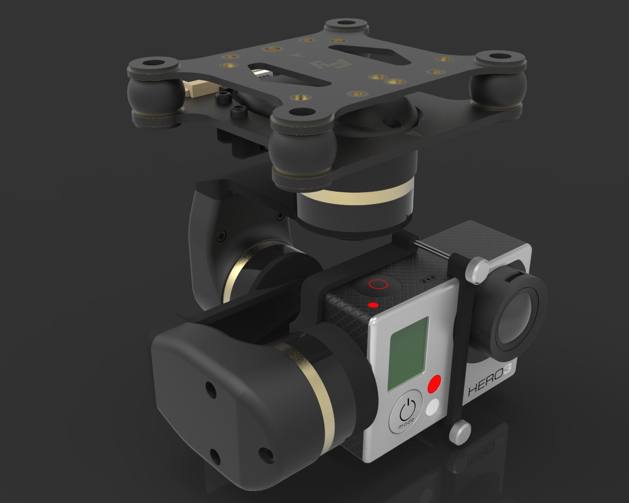 A2003214-适用于GoPro的迷你3D云台(Feiyutech)