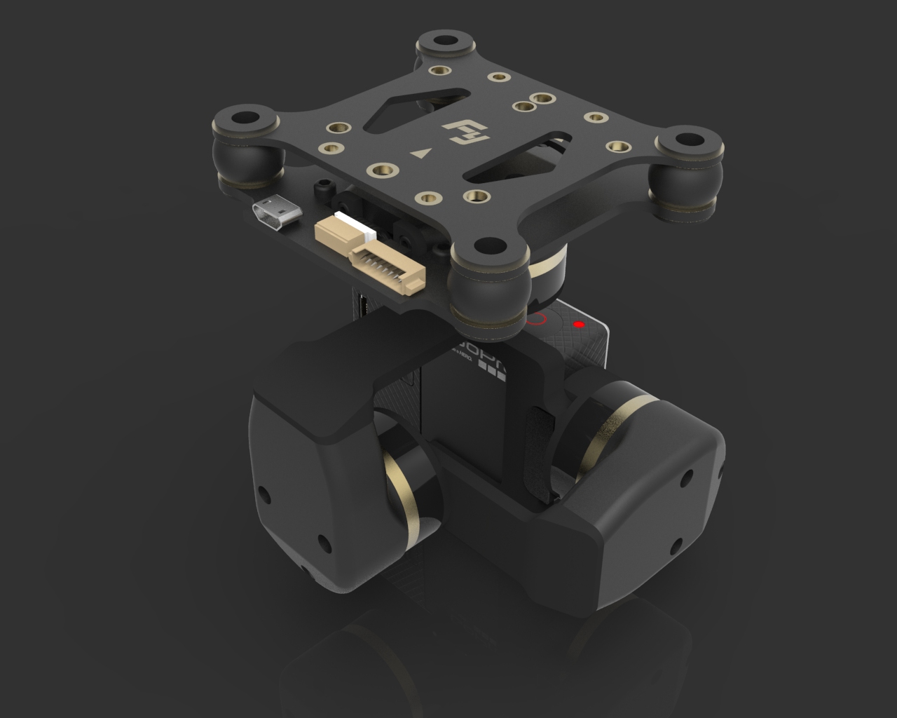 A2003214-适用于GoPro的迷你3D云台(Feiyutech)