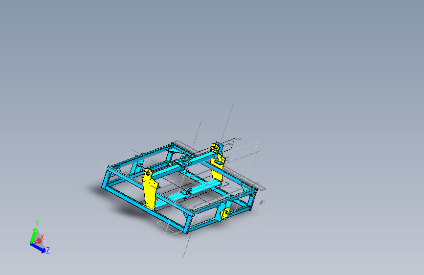 A2003239-CNC等离子切割机机架