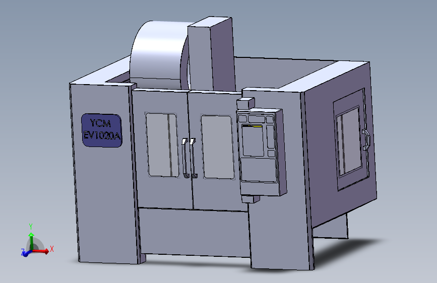 A2003272-卡雷纳中心水平YCM EV1020A数控机床