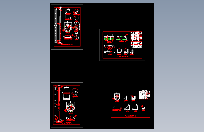 GZ23-19 主杆结构图