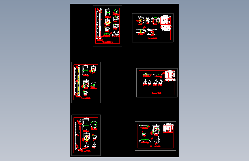 GZ23-22 主杆结构图