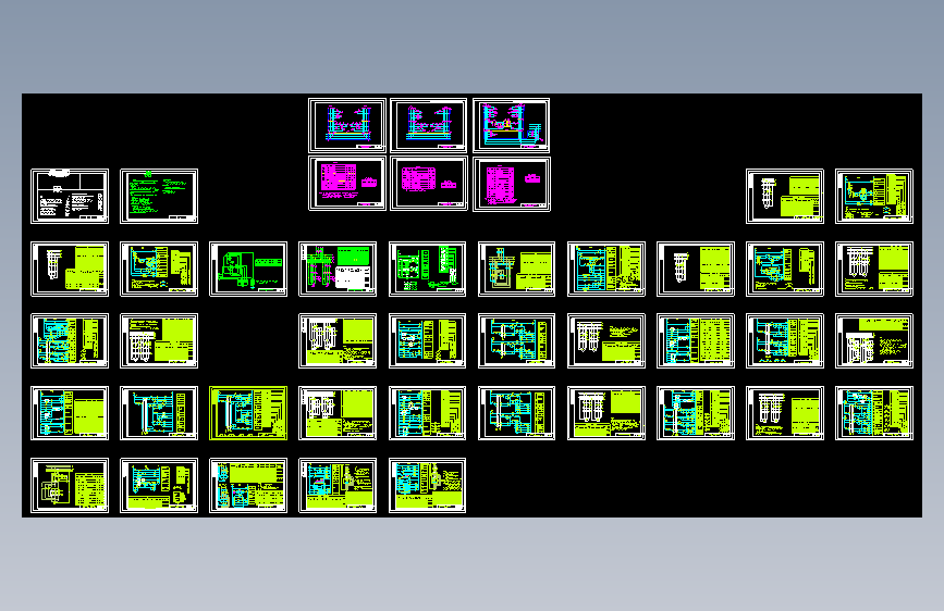 常用电气控制设计图42张（全套CAD图集）