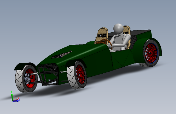 A3002559-Locost汽车底盘和零件