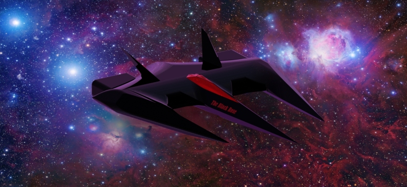 A3002647-黑玫瑰宇宙飞船