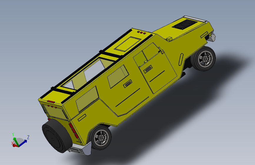 A3002690-黄色玩具吉普车