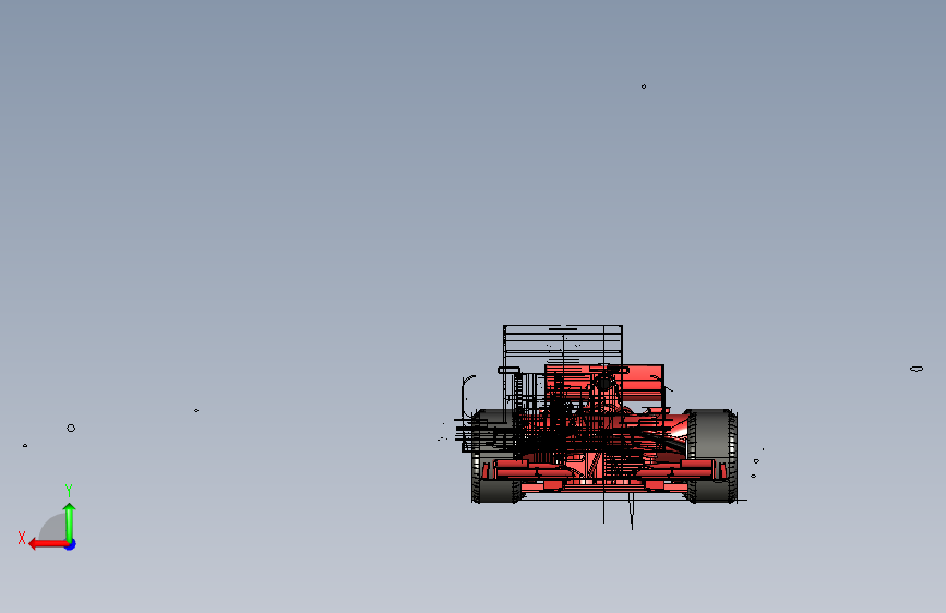 A3002717-法拉利 f150 f1 2011赛车 背面视图