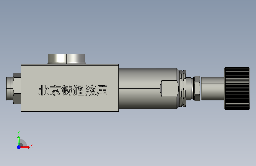 2款DZ6DP直动式顺序阀(50系列) 正面视图