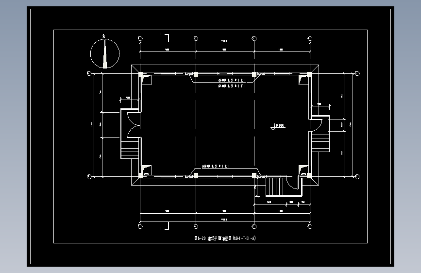 图6-20 建筑平面布置图(KB-1-T-01-A)