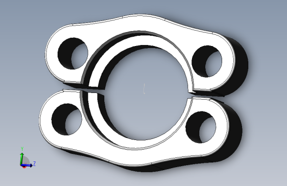 对开法兰片FHS33(3-4) 5540-01-12-hydroscand