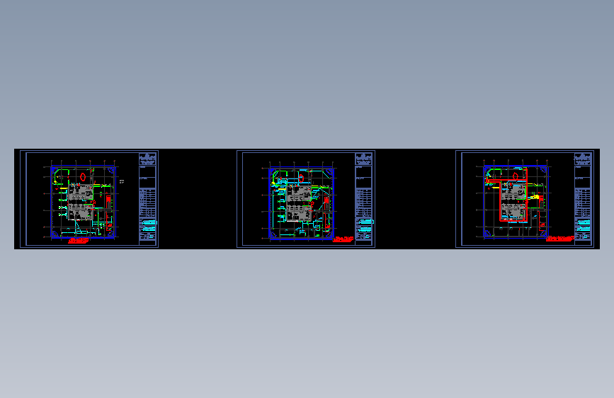 40F层网络、插座、配电箱布置图