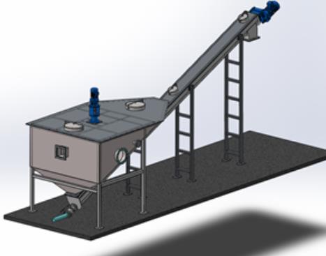 沉砂槽-螺旋式砂水分离机