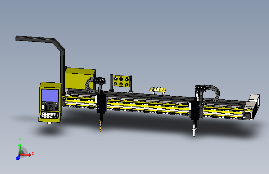 数控龙门切割设备的执行机构