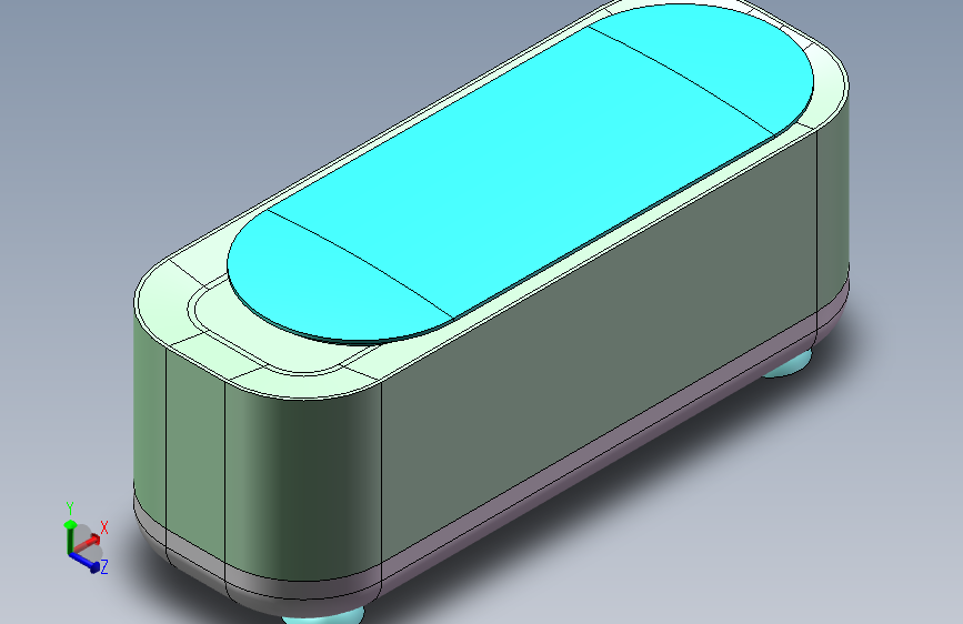 超声波眼镜清洗盒