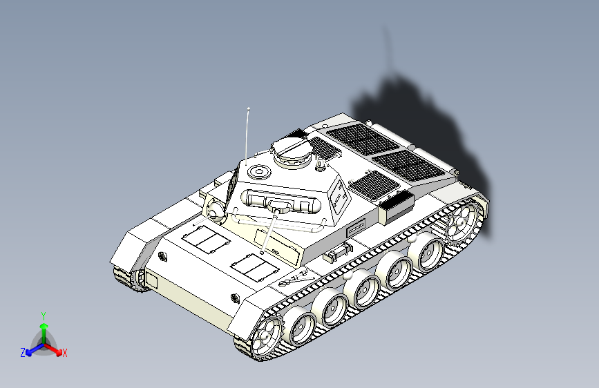 panzerⅢ轻型喷火坦克