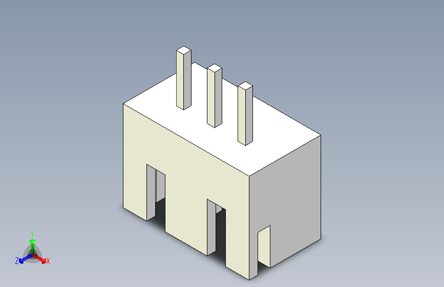 直脚插座3pin