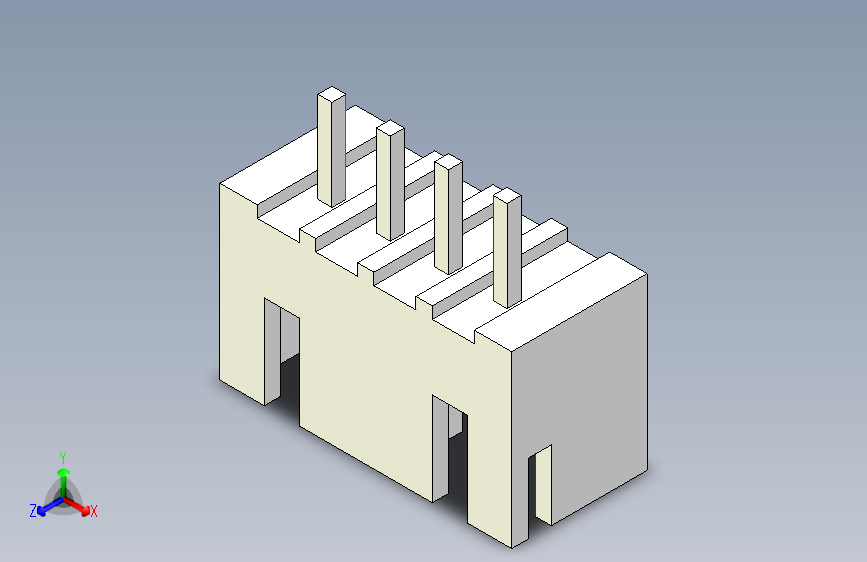 直脚插座4pin