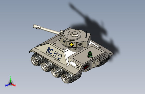 USB充电会喷水的玩具坦克