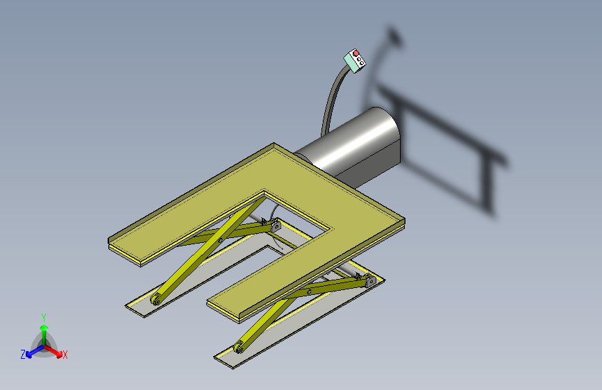 U型液压升降平台