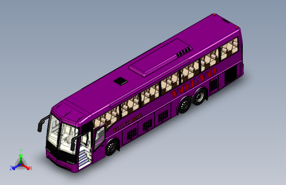 Volvo 六轮巴大巴