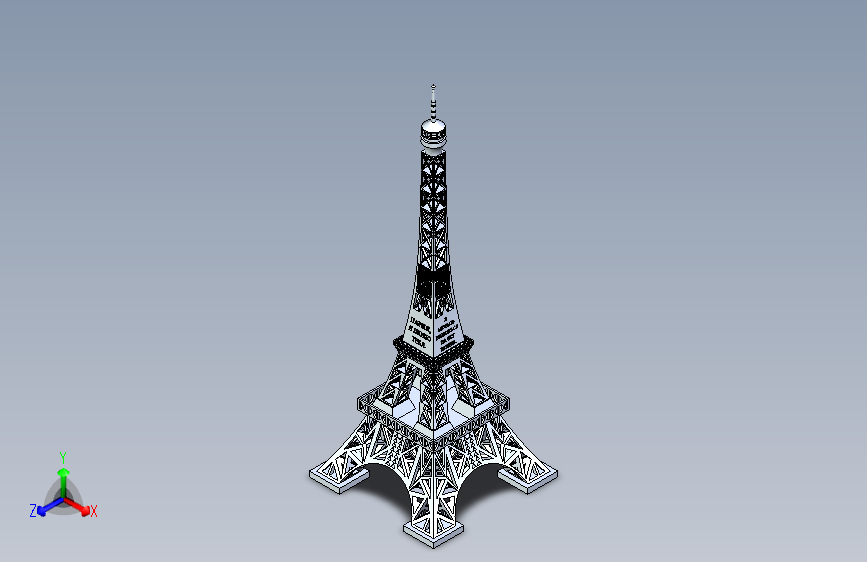 埃菲尔铁塔模型
