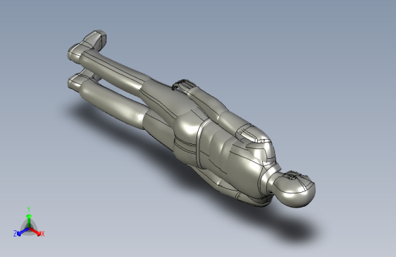 操作员站立人体模型