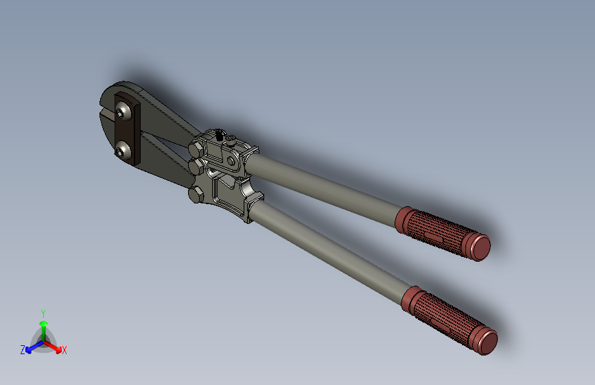 大力剪线钳模型