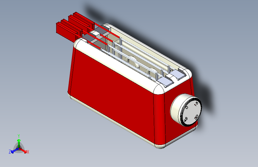 烤面包机设计模型