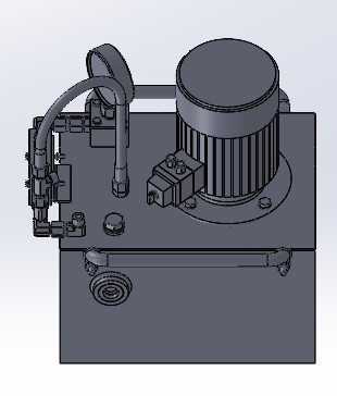小型的液压泵站设计模型