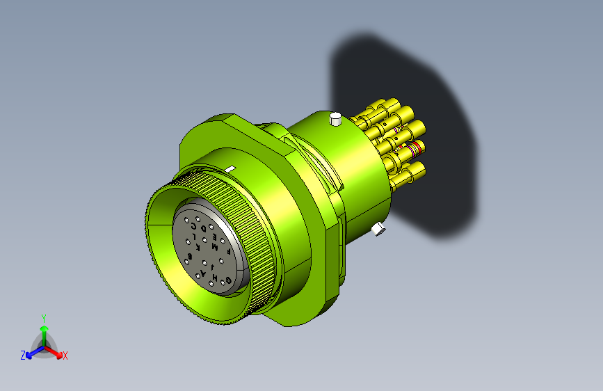 A0001769-安费诺 SX 2534 PT07SE14-12S插头
