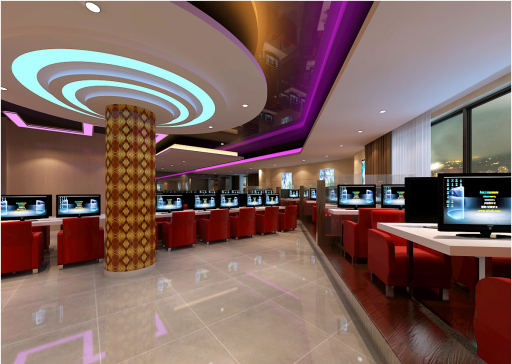 4-西安某网吧施工图+效果图