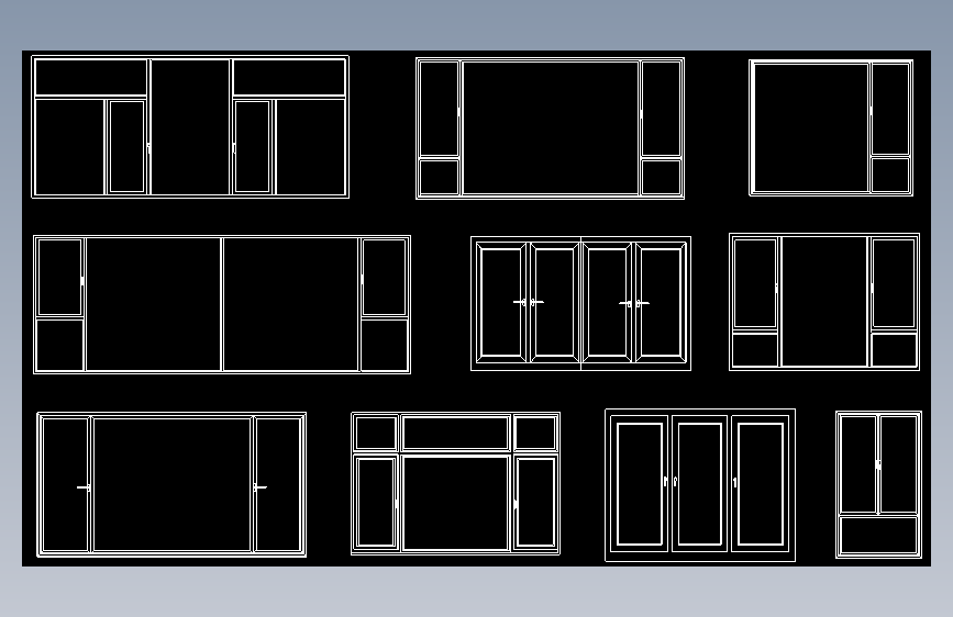 门窗平面立面 (8)