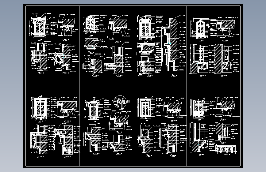 门窗平面立面CAD (1)