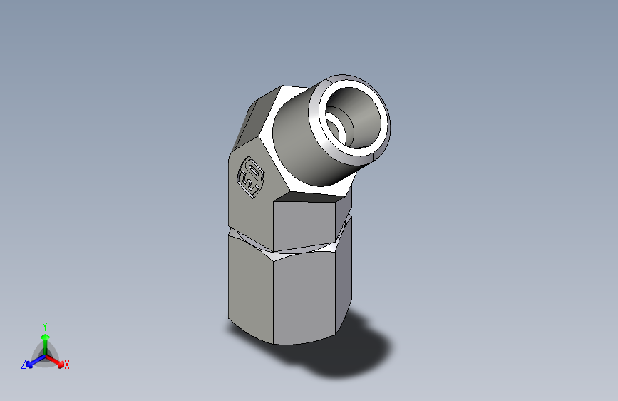 45度组合接头EV06LOMD.igs