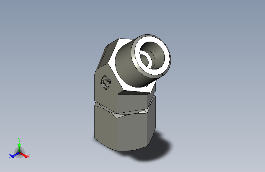45度组合接头EV08SOMDCF.igs