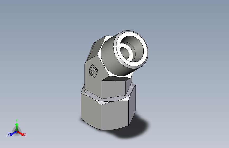 45度组合接头EV10SOMD.igs